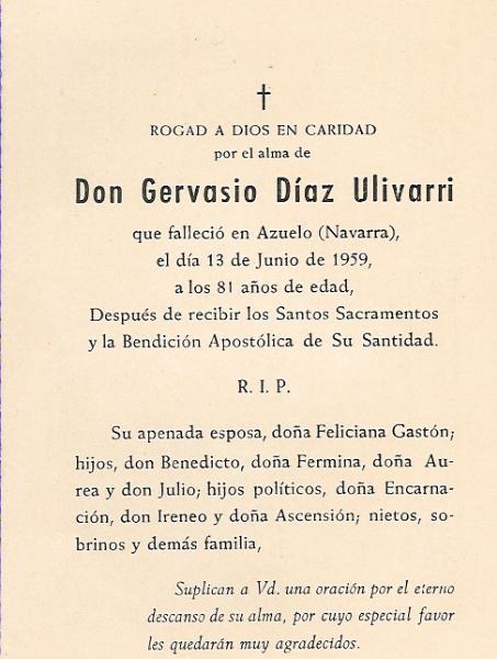 Gervasio Díaz Ulívarri