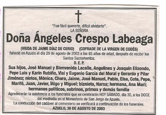 Angeles Crespo Labeaga
