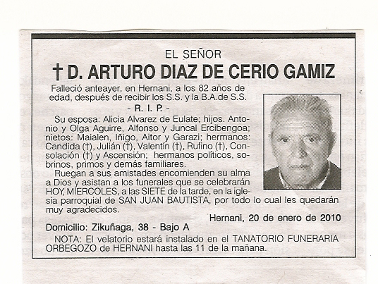 Arturo Díaz de Cerio Gámiz
