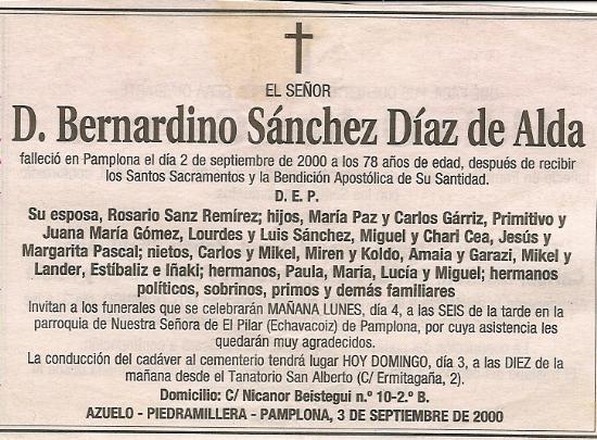 Benardino Sánchez Díaz de Alda
