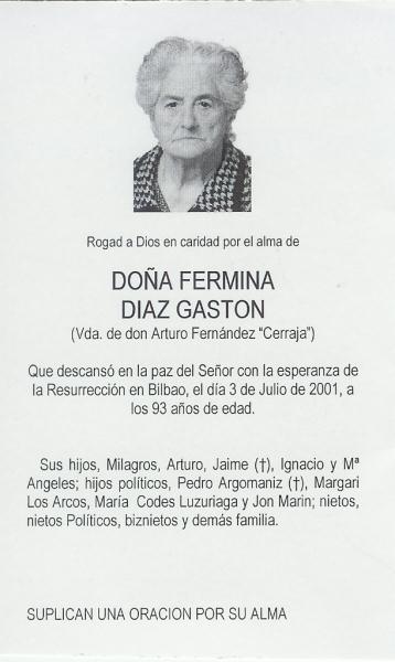 Fermina Díaz Gastón