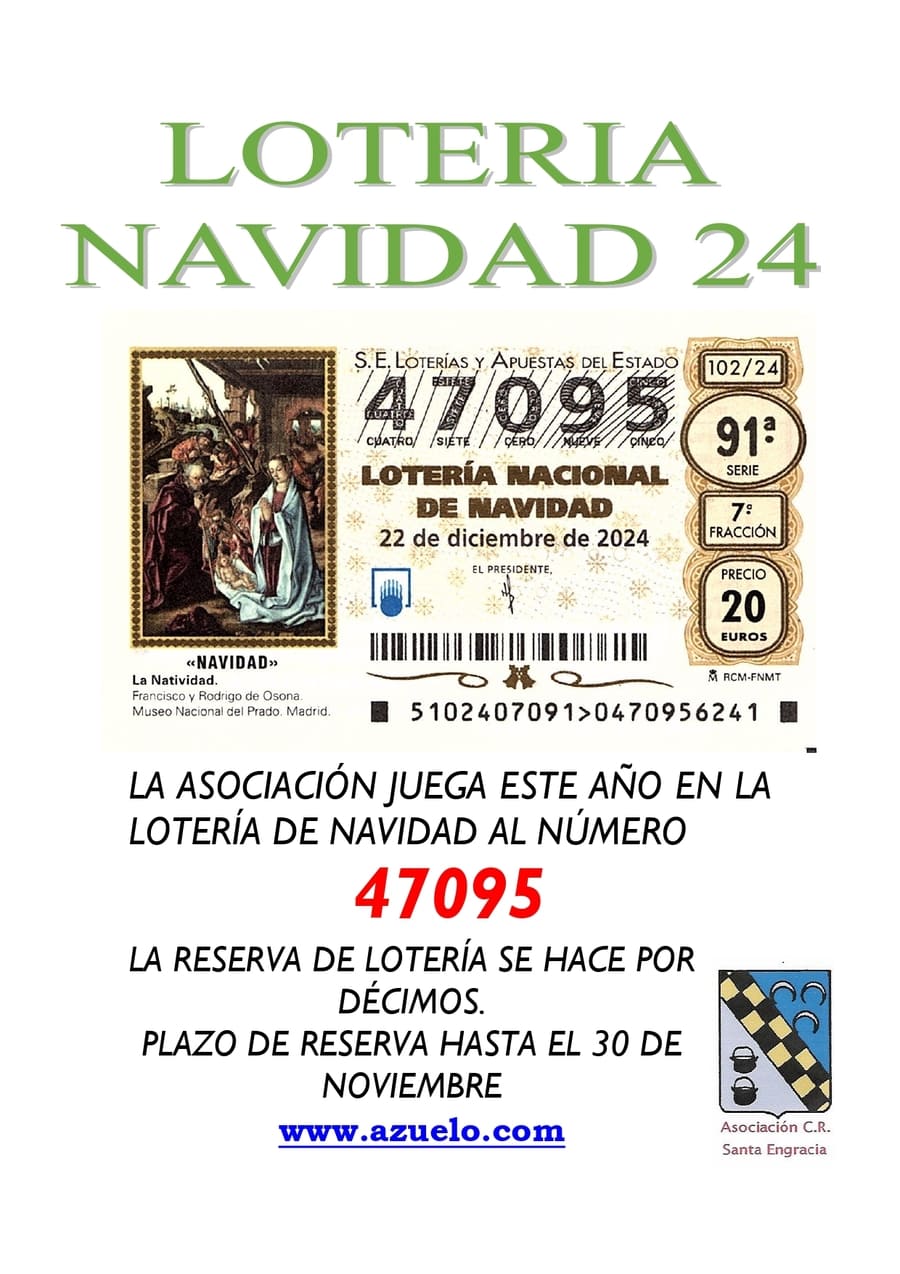 Cartel Loteria Navidad