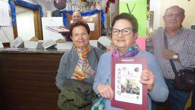 ENTREGA DE LA MEMORIA DEL VIAJE A MADRID