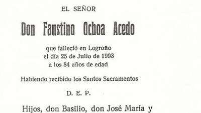 Faustino Ochoa Acedo
