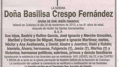 Basilisa Crespo Fernández