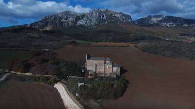 Monasterio de Azuelo a vista de dron